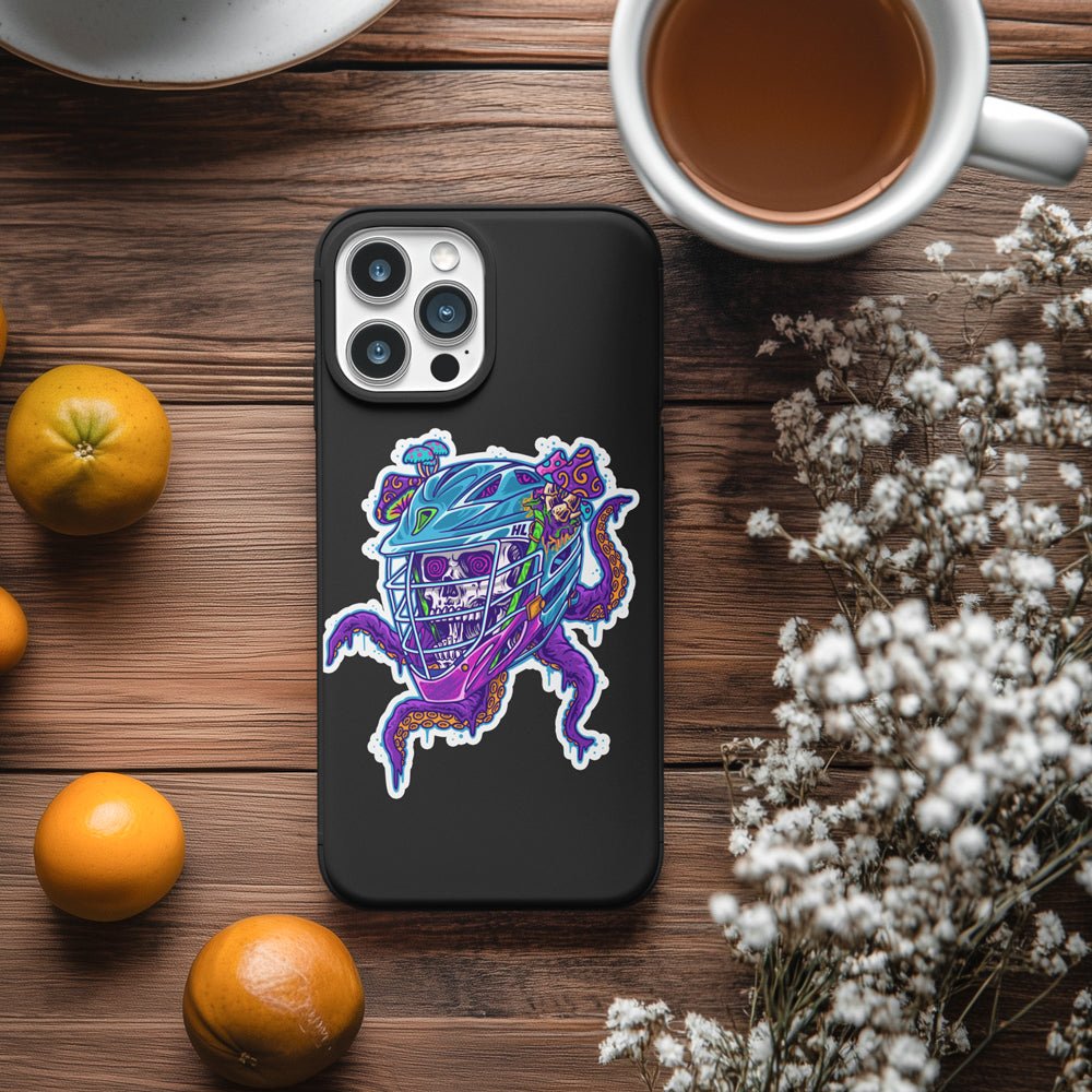 Skull Bucket - Vinyl Sticker - Hobo Lax